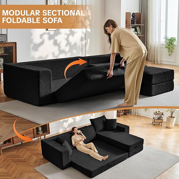 108" Modular Sectional Cloud Sofa - Image 3