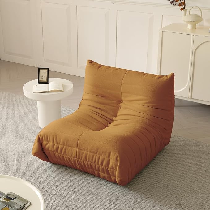 Luxury Sofa Couch Chair, Lazy Floor Seating, Fireside Bean Bag Chair, Ergonomic by BBORR