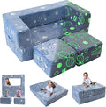 MeMoreCool Glow in The Dark Space Kids Modular Play Couch, Bedroom and Playroom by MeMoreCool