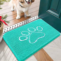 OLANLY Door Mat for Muddy Dog Paws 24x16, Ultra Absorbent Chenille Mud Doormat by OLANLY
