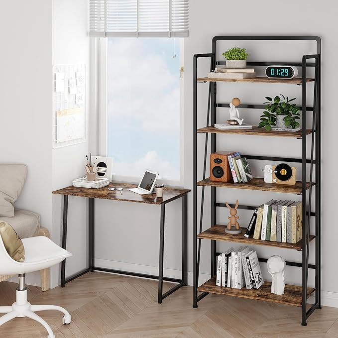 BHG No Assembly Folding Bookshelf - Image 4