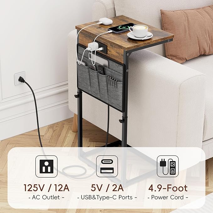 Vagusicc C Shaped End Table - Image 7