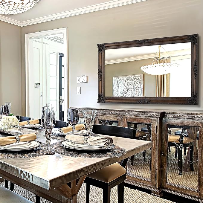 Large Bronze Mirror, Decorative Mirror - Image 2