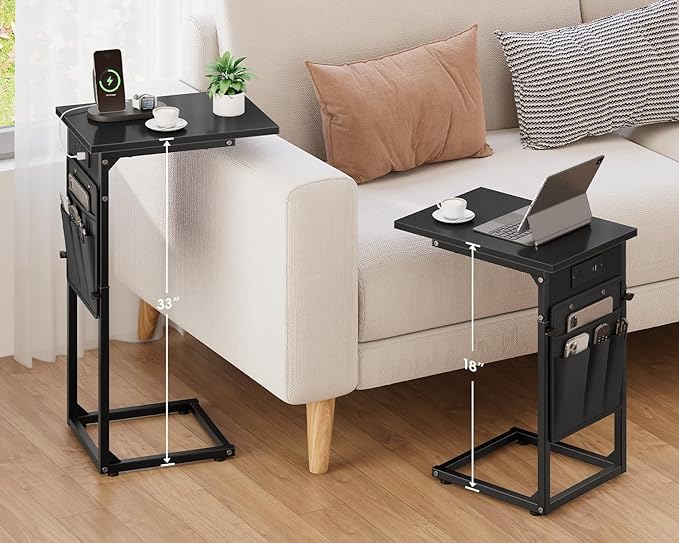 Vagusicc C Shaped End Table - Image 3