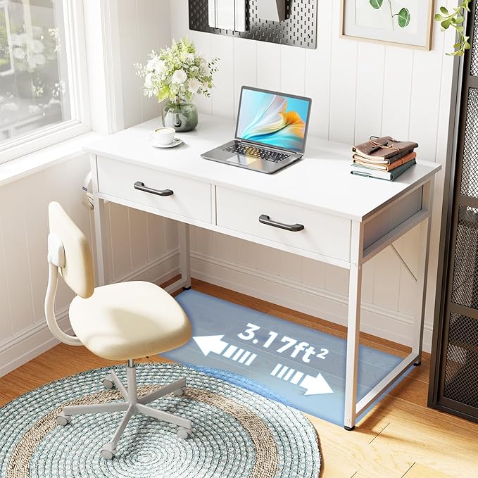 Casaottima 40 Inch Small Office Computer Desk - Image 4