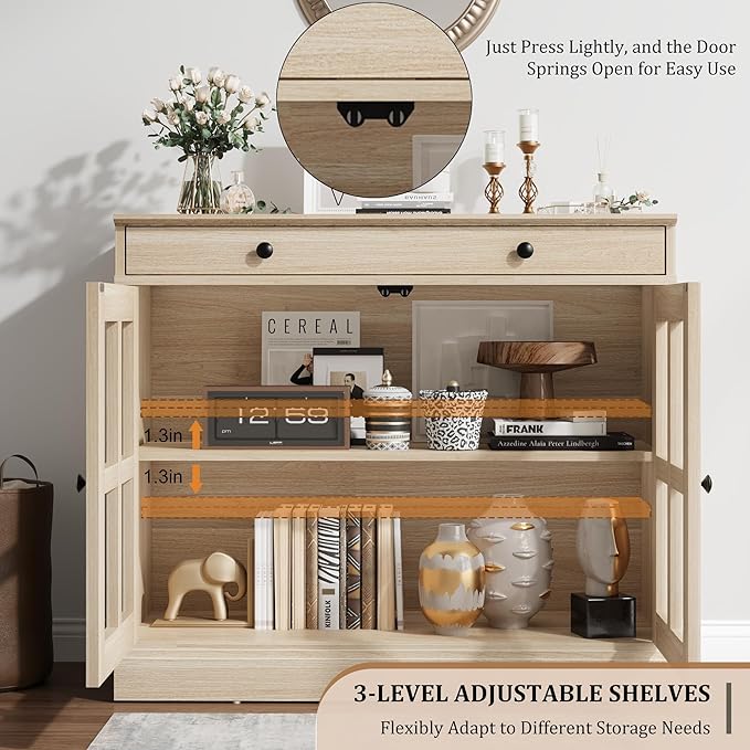 GarveeHome 35.4" Sideboard Buffet Cabinets - Image 9
