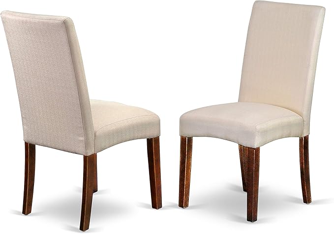 East West Furniture DLDR3-MAH-01 3 Piece Kitchen Table & Chairs Set Contains a - Image 6