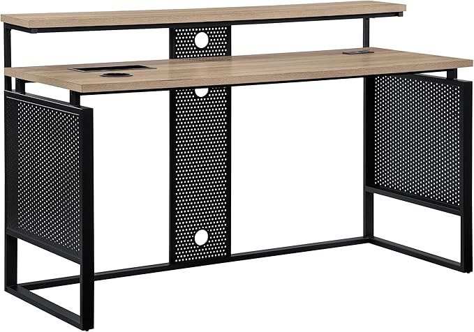 OSP Home Furnishings Ace Contemporary Modern Home Office Desk by OSPHomeFurnishings