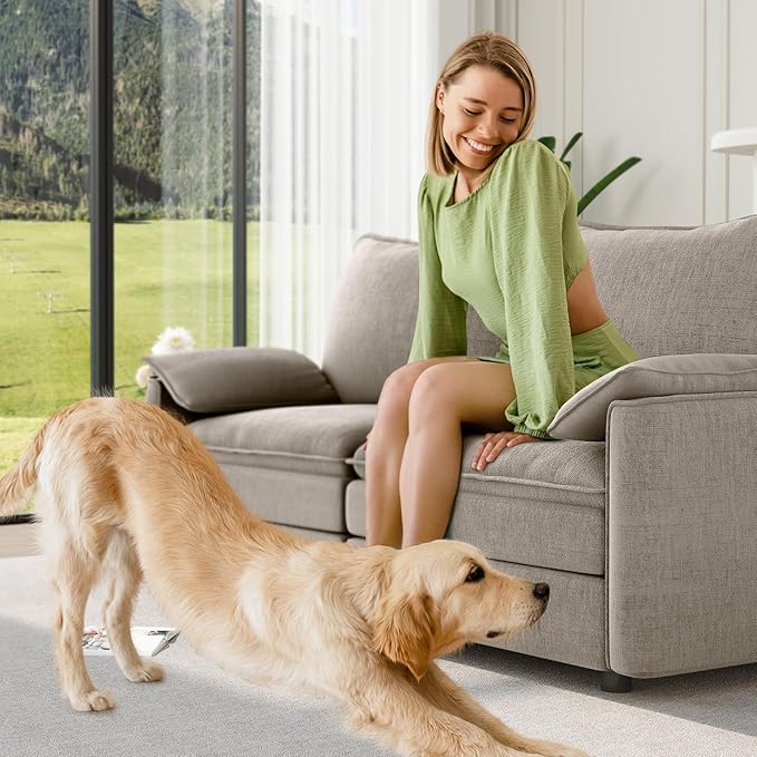 Vesgantti 74" Loveseat Sofa for Living Room, Comfy Cloud Couch Deep Seat - Image 6