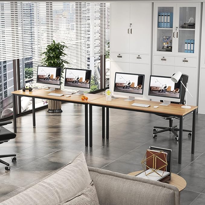 DlandHome 63 inches X-Large Computer Desk, Composite Wood Board, Decent and - Image 9
