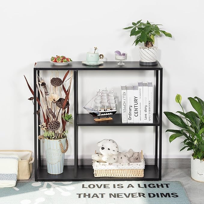 HDANI Console Table, Narrow Entryway Table, 3 Tier Metal Hallway Table - Image 4