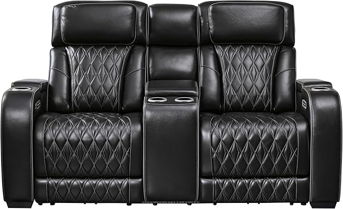 Signature Design by Ashley Boyington Modern Leather Match Power Reclining - Image 4