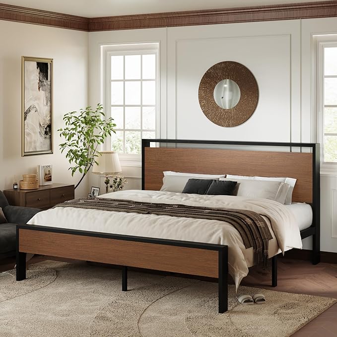 Allewie King Size Platform Bed Frame - Image 3