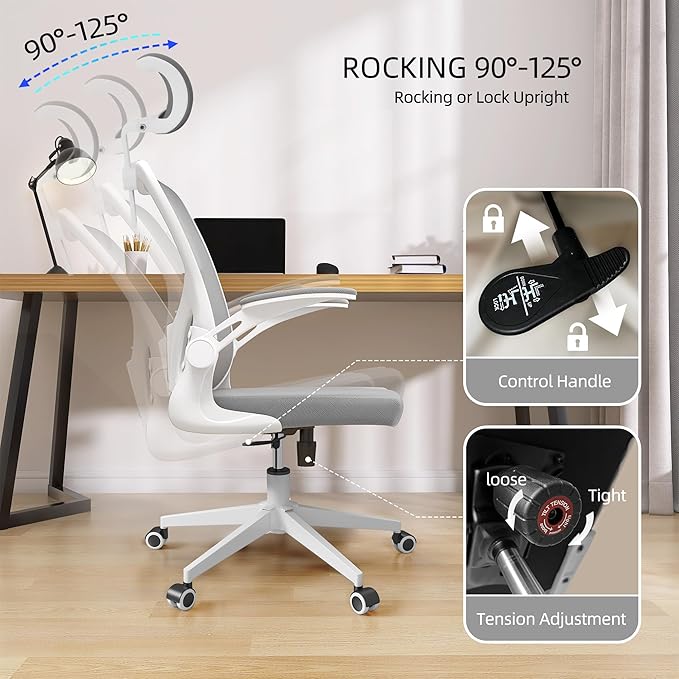 Monhey Office Chairs, Ergonomic Office Chair, Computer Chair - Image 3