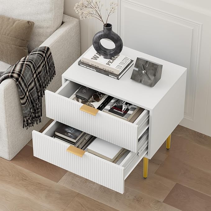 Set of 2 Nightstand, Bedside Table - Image 5