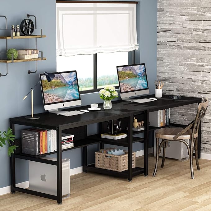 Tribesigns Two Person Desk - Image 2