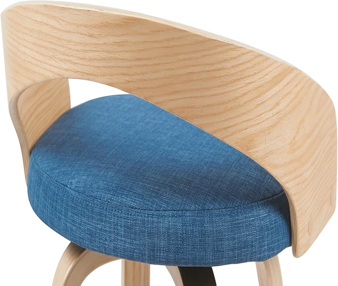 Sonia Modern Swivel Counter Height Bar Stool - Image 6