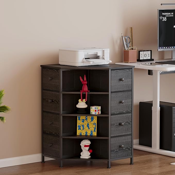 LUMTOK 8 Drawers Corner Dresser - Image 5