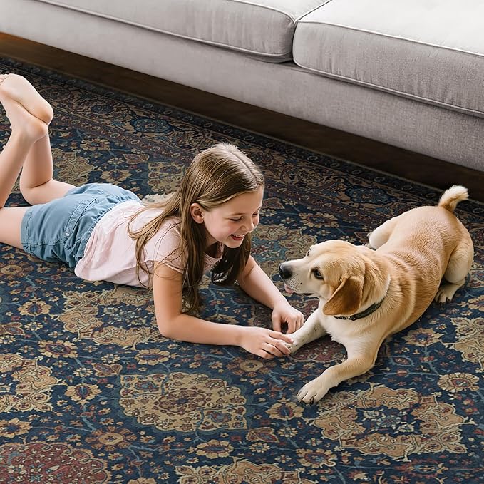 8X10 Area Rugs Machine Washable Rugs - Image 4