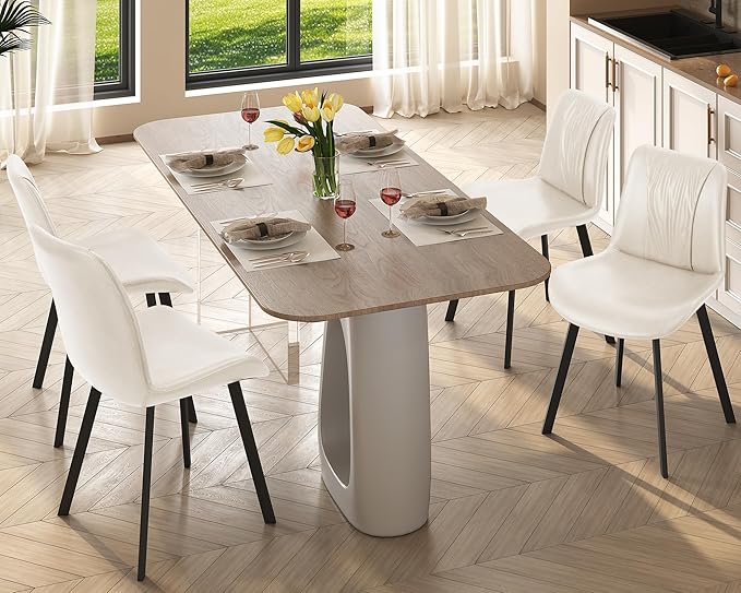 Upholstered Dining Chairs Set of 4, Modern Kitchen & Dining Room Chairs by WelzonaDirect
