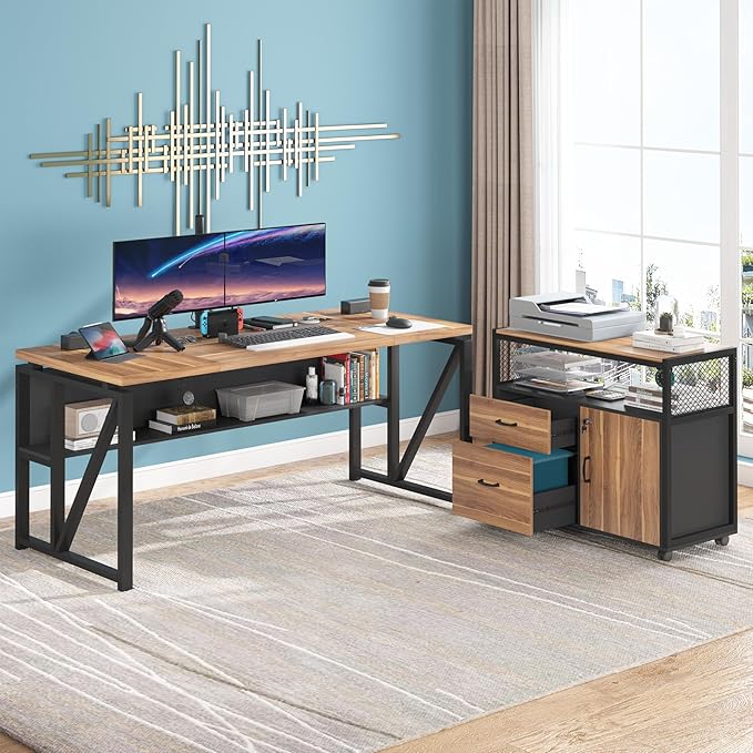Tribesigns 63" L Shaped Desk - Image 8