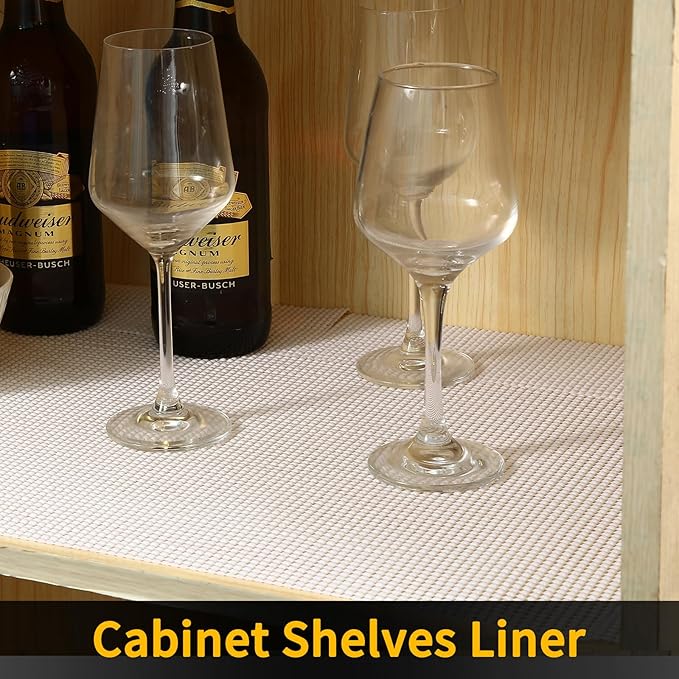 iwtmm Drawer Shelf and Cabinet Liners Non-Adhesive Extra Strong Grip - Image 5