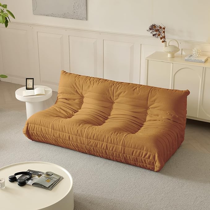 Luxury Sofa Couch Chair, Lazy Floor Seating, Fireside Bean Bag Chair, Ergonomic by BBORR