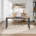 GarveeHome 63 Inch Computer Desk, Modern Office Desk by GarveeHome