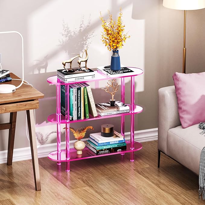 Clear Bookshelf, Acrylic Bookcase - Image 2