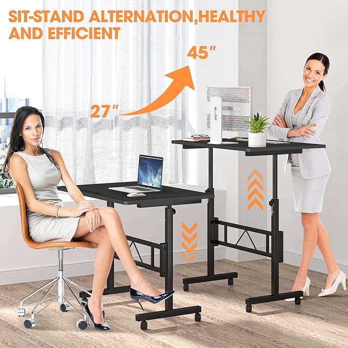 Klvied Small Standing Desk Adjustable Height - Image 4