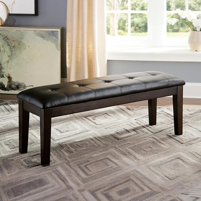 Signature Design by Ashley Haddigan Traditional Upholstered Dining Room Bench - Image 2