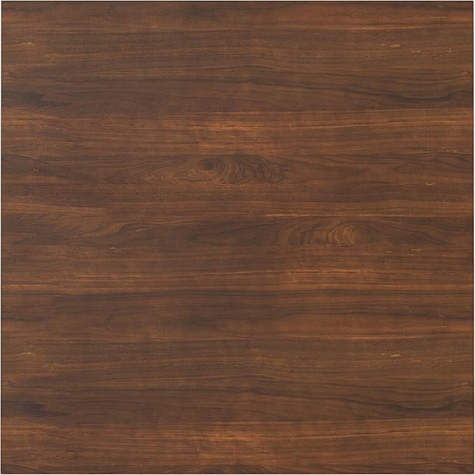 SIMPLIHOME Eastwood Square Dining Table, Solid Wood Walnut Veneer in Walnut - Image 4