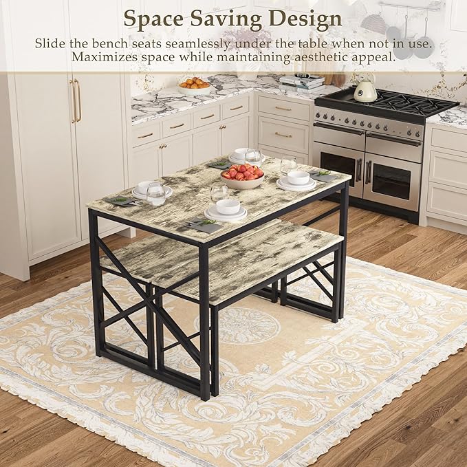 VECELO Kitchen Dining Table Set - Image 6