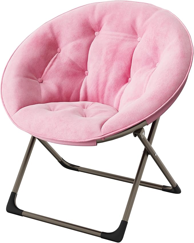 Comfy Saucer Chairs, Cozy Faux Fur Living Room Chair by GAOMON