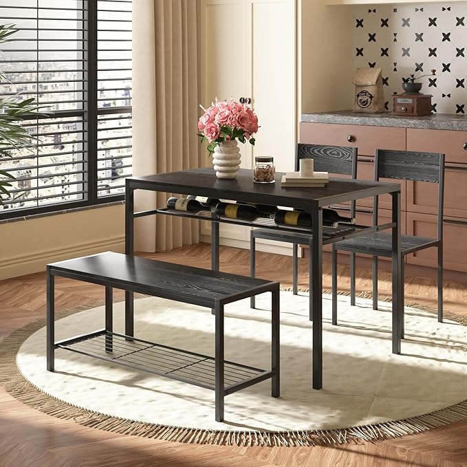 VECELO Kitchen Dining Room Table - Image 2