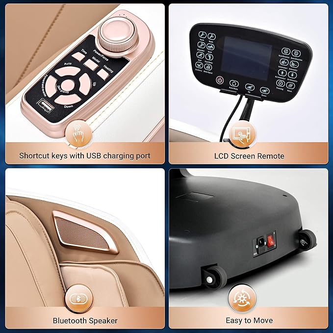 Massage Chair Full Body with Heat, Full Body Zero Gravity Shiatsu Massage Chair - Image 8