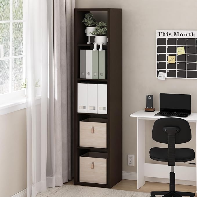 Furinno Cubicle Open Back Decorative Verticle Cube Storage Organizer - Image 2