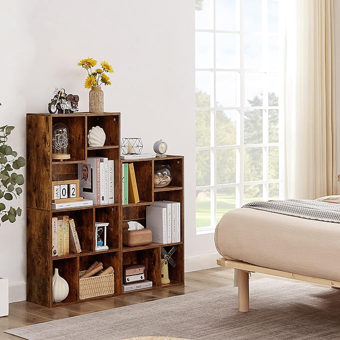 VECELO 42 Inch High Bookcase, 4-Tier Modern Storage Cabinet - Image 9