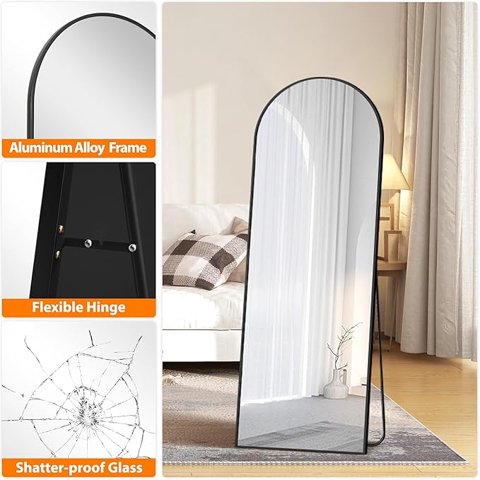Arched Full Length Mirror, - Image 8