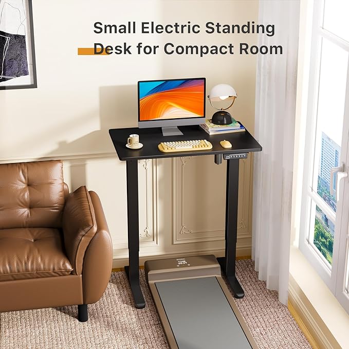 JOY worker Small Electric Standing Desk, 31.5" x 20" Whole Piece Height - Image 3