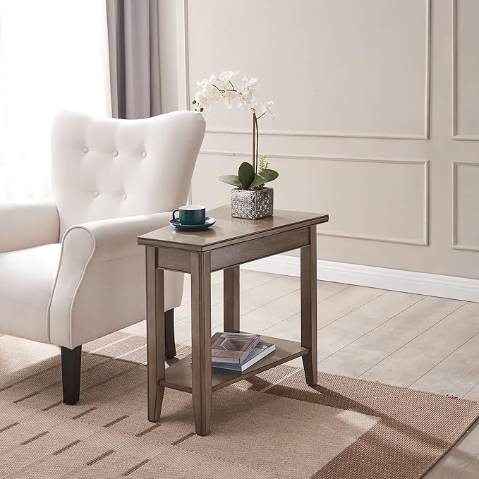 Laurent Recliner Wedge End Side Table - Image 2