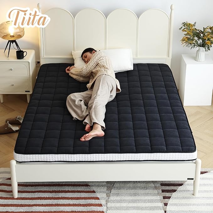 Tiita Japanese Floor Mattress, 4” Thicken Futon Mattress - Image 9
