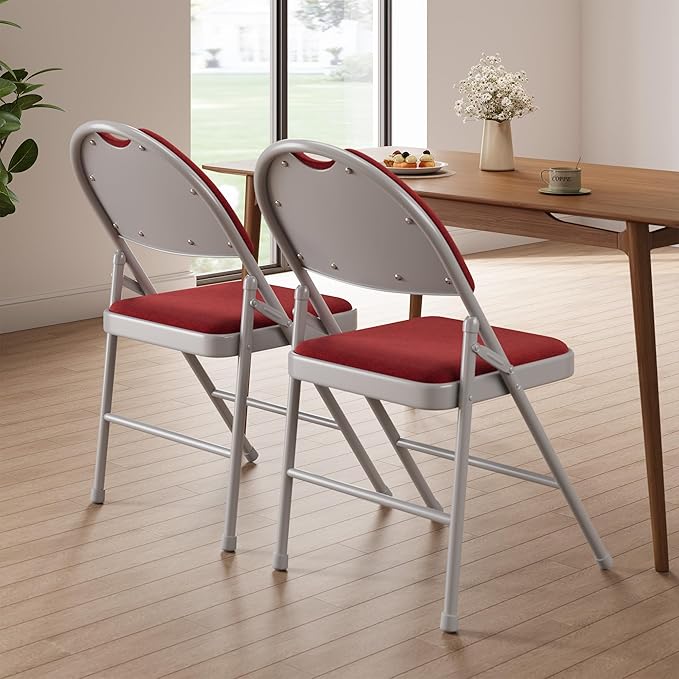 GarveeHome 2 Pack Folding Chairs - Image 6