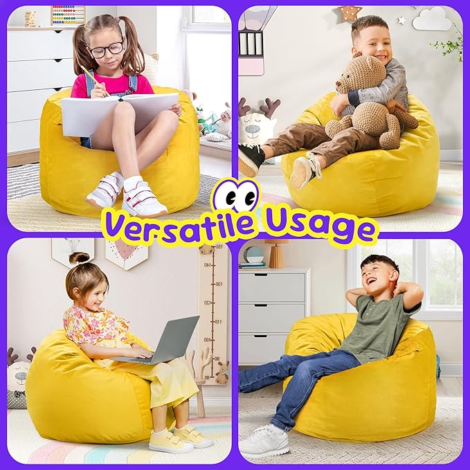 Hobestluk Bean Bag Chairs 2.5FT Bean Bag Chair - Image 5