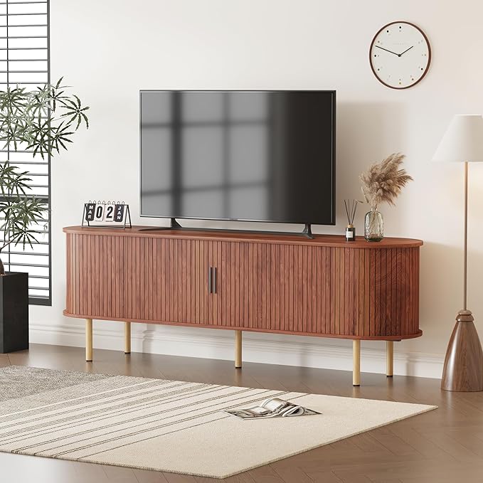 GarveeHome 70.1" TV Stand, Modern TV Console Table by GarveeHome