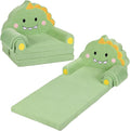 Kids Couch, 2-in-1 Soft Toddler Couch Fold Out by Unknown