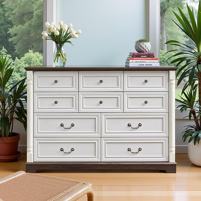 53.54" Farmhouse Sideboard Buffet Cabinet - Image 3