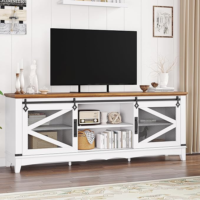 IDEALHOUSE Modern TV Stands for Living Room, 65 Inch TV Stand Entertainment - Image 4