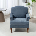 Ball & Cast Accent Chair with Nailhead Trim Armchair, Comfy Chenille Club Sofa by BallCast