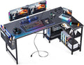 ODK 55 Inch L Shaped Gaming Computer Desk by ODK